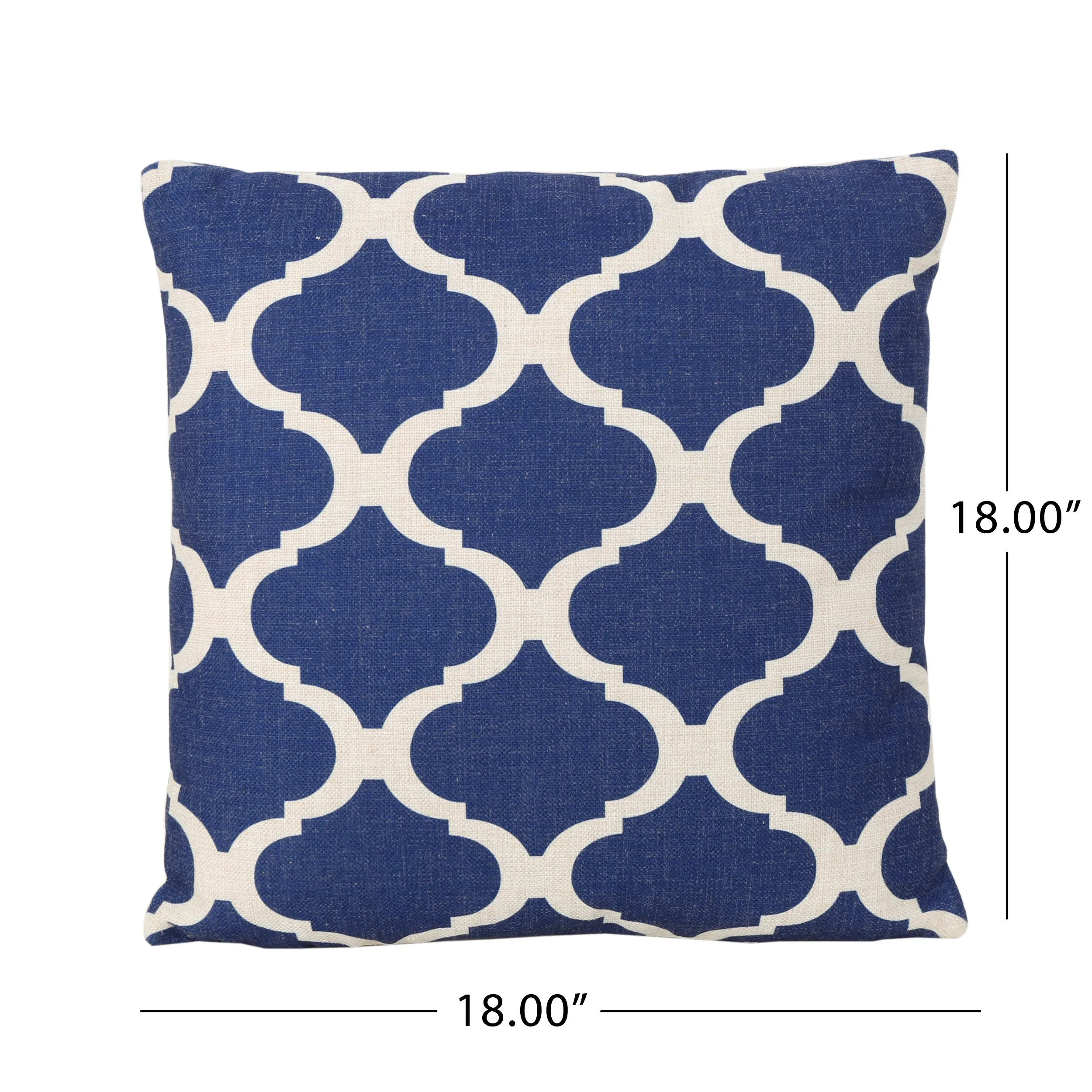 Amelia Outdoor 18-inch Water Resistant Square Pillows