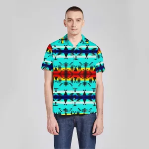 Between the Mountains Button Up Silk Shirt