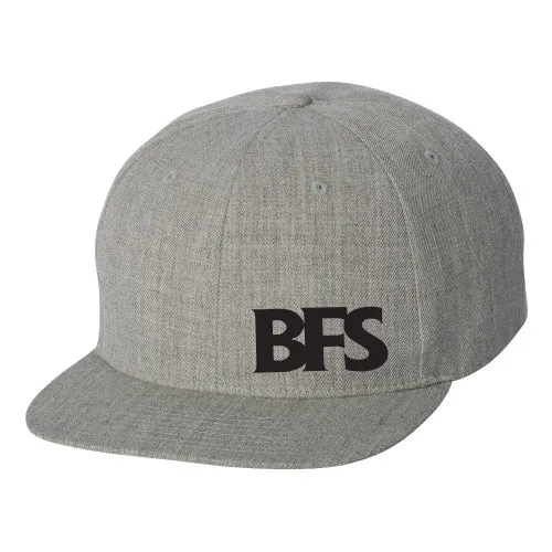 BFS Wool Blend Flat Bill Snapback Cap