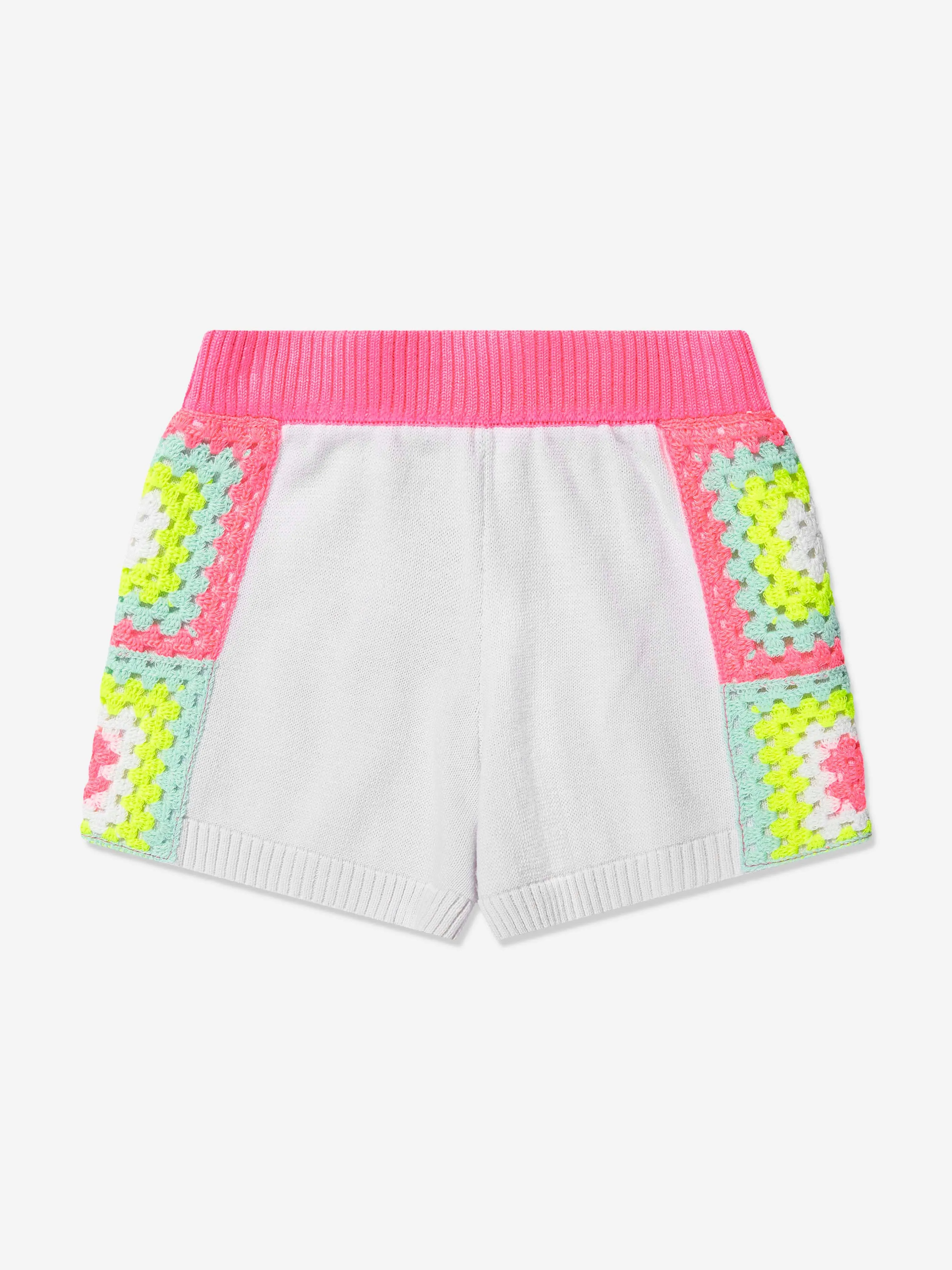 Billieblush Girls Knitted Shorts in White