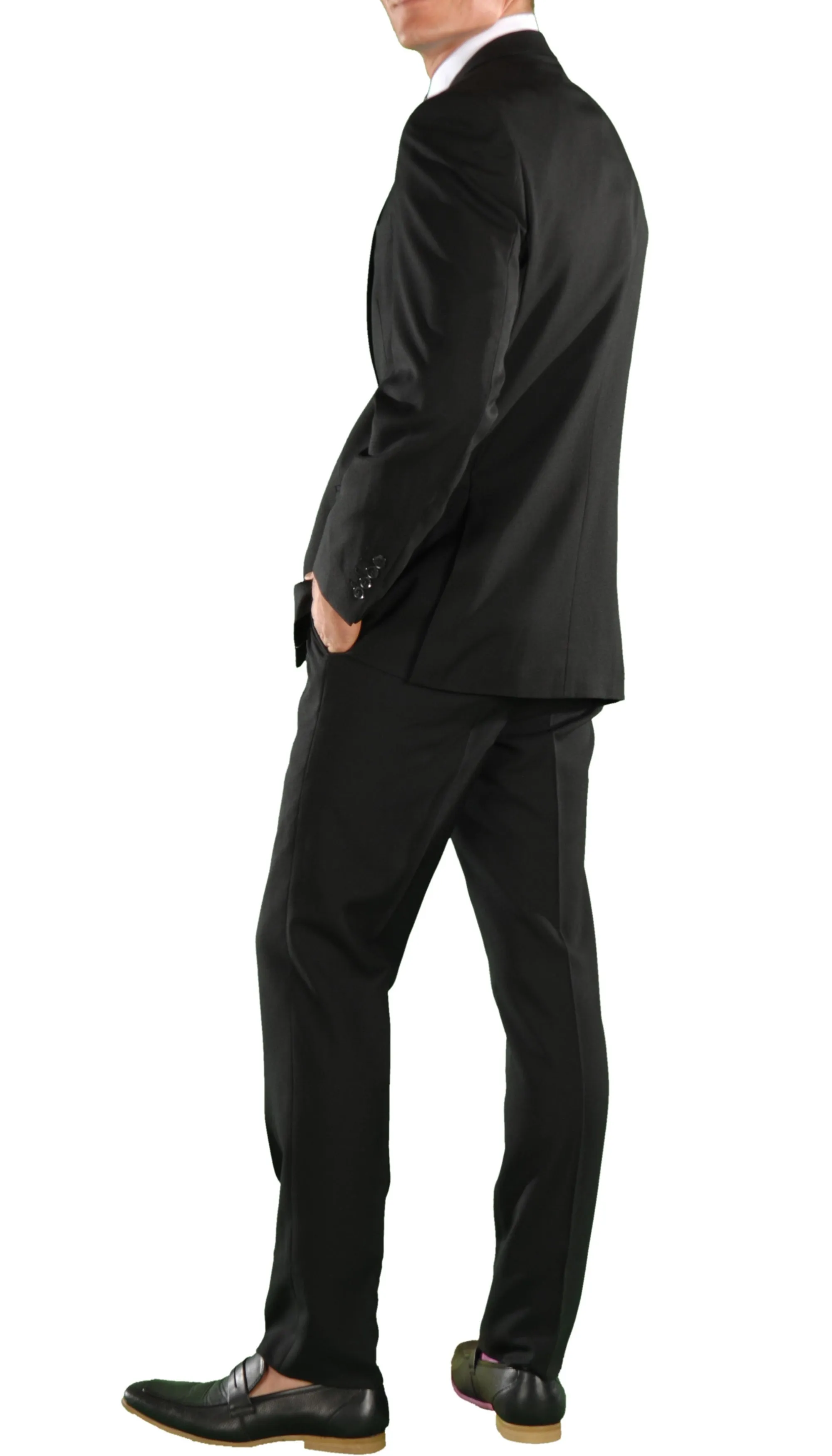 Black Regular Fit 2 Piece Suit Ford | Ferrecci USA