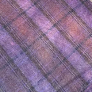 Blackberry Primitives ~ Eggplant Hand-Dyed Wool Fabric Fat Quarter TEXTURED