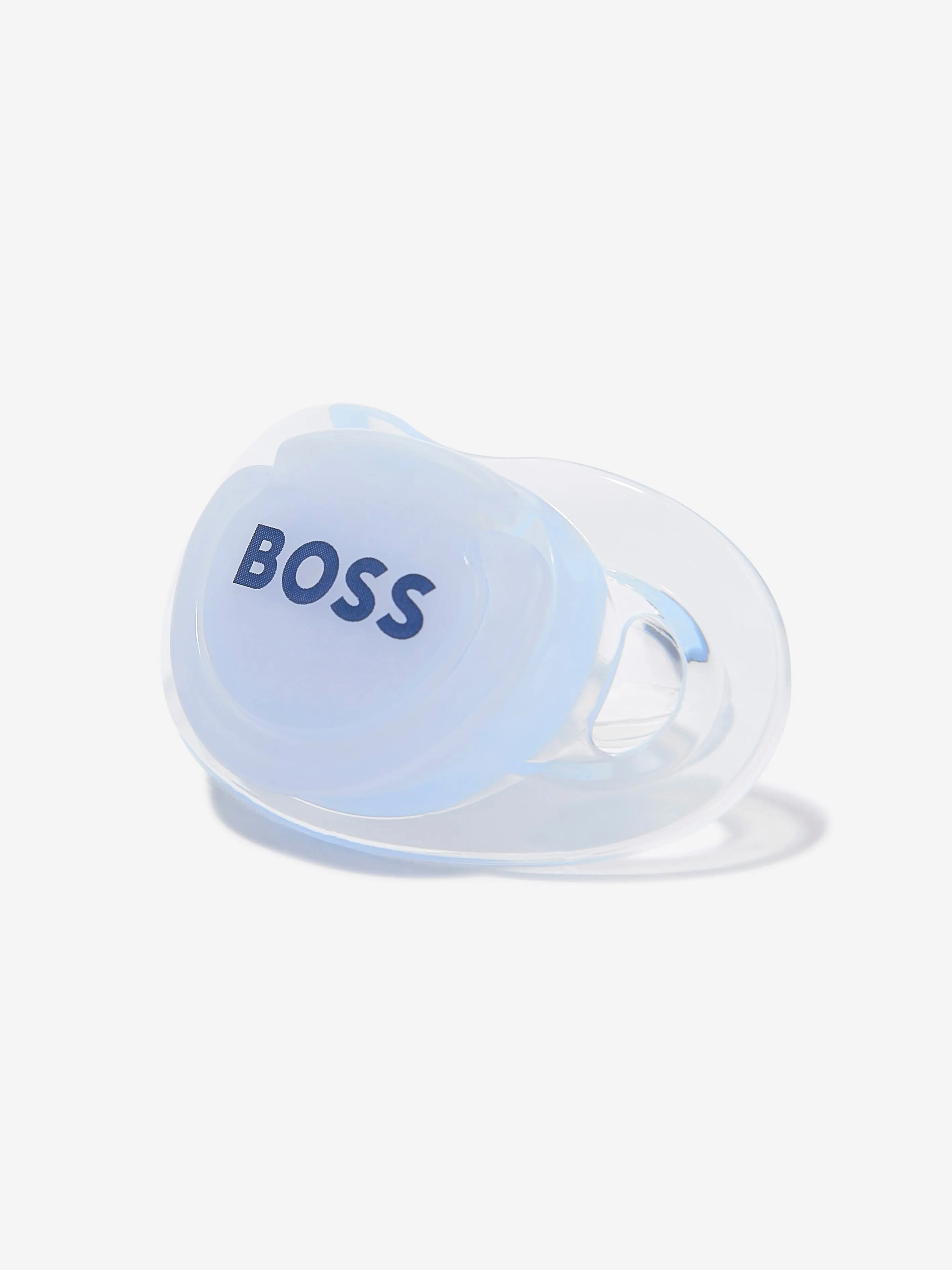 BOSS Baby Boys Logo Print Pacifier in Blue