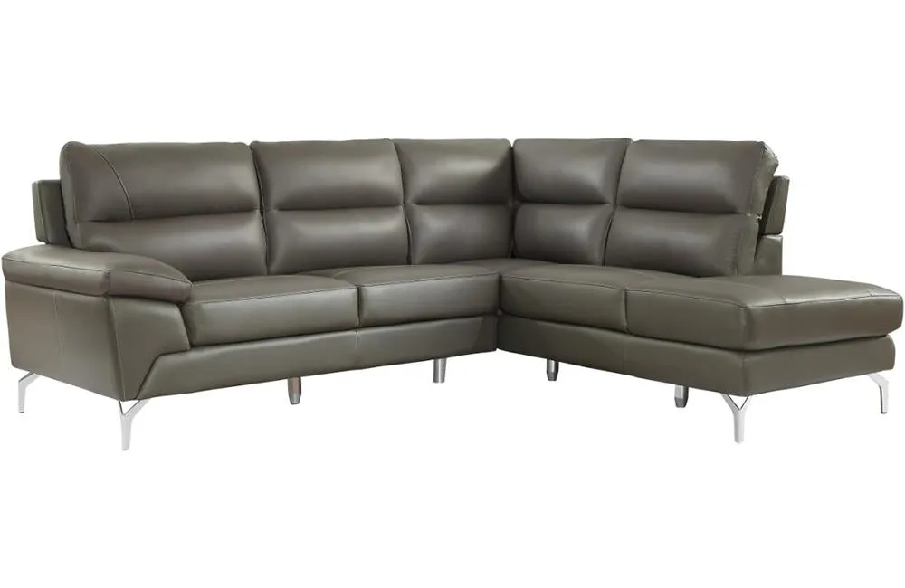 Bromley Gray Sectional Sofa