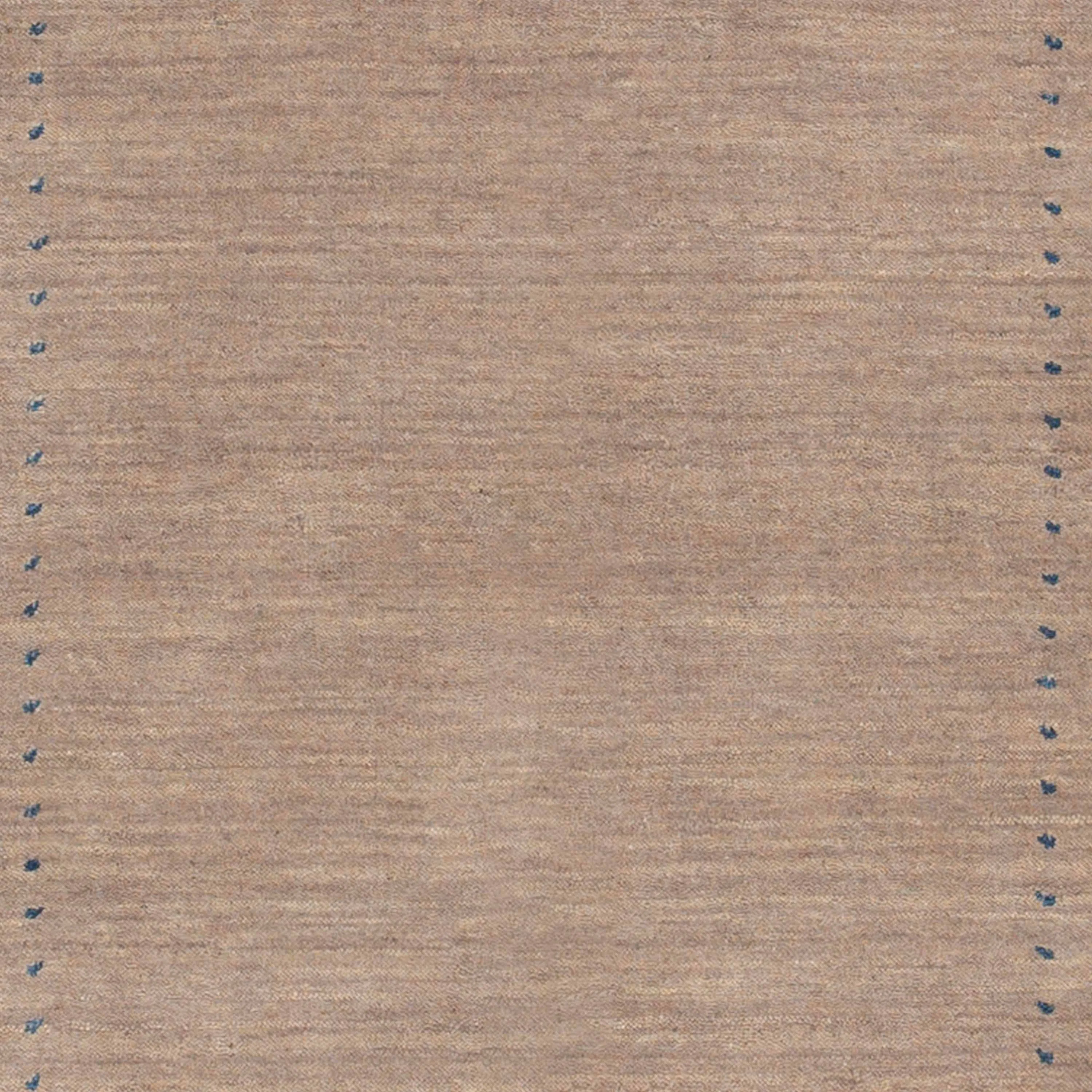 Brown Solid Indo Gabbeh Runner - 2'7" x 12'