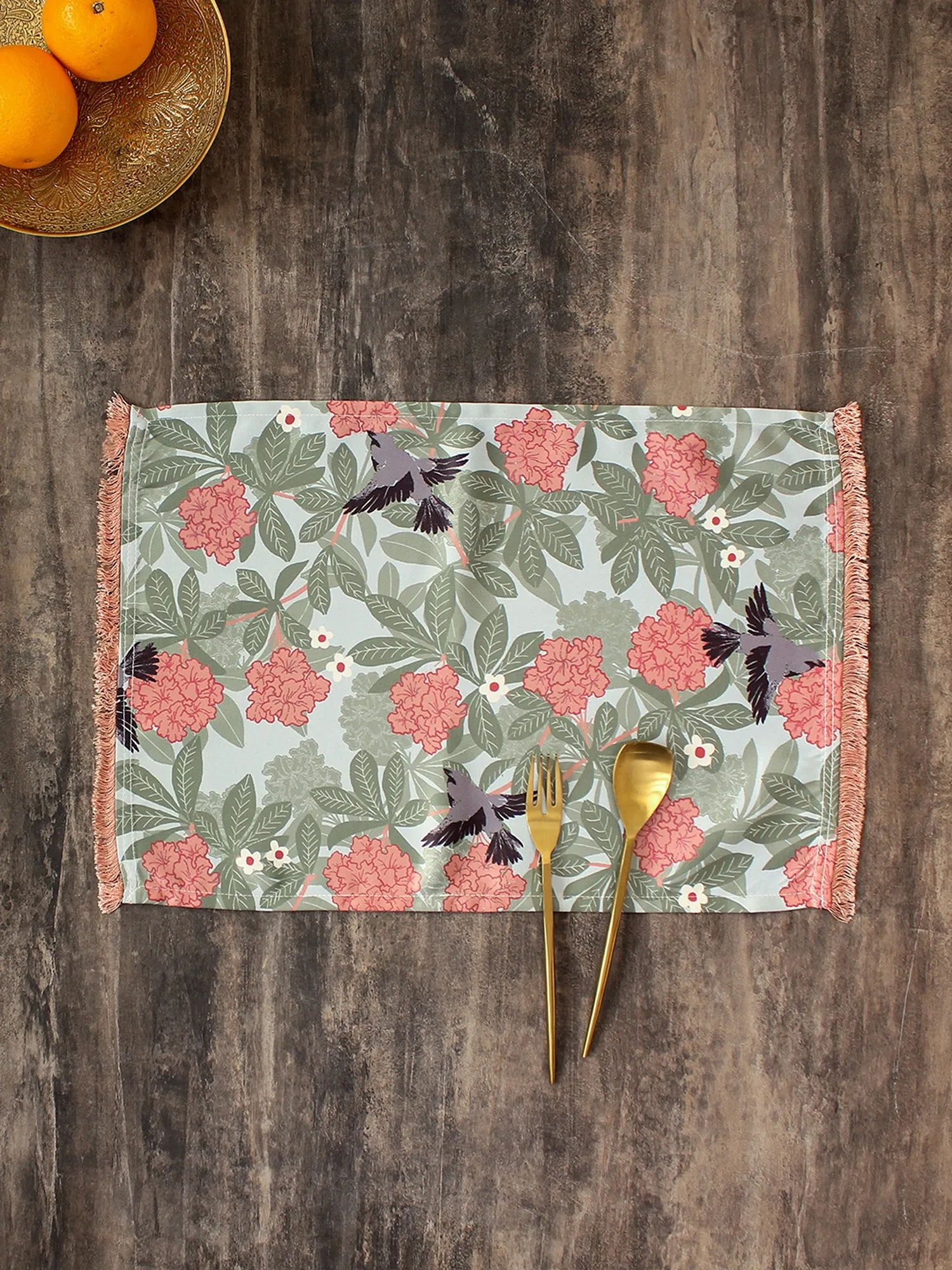 Bulbul - Set Of 2 Placemats (Multi)