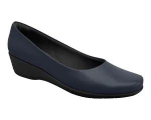 Chic Navy 3cm Wedge Business Shoe by Piccadilly – The Ideal Blend of Style and Comfort Piccadilly Ref: 143133-281