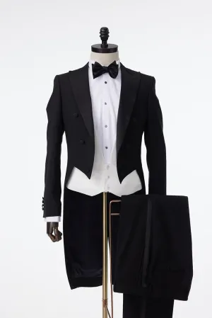 Classic Black Tailcoat Ensemble