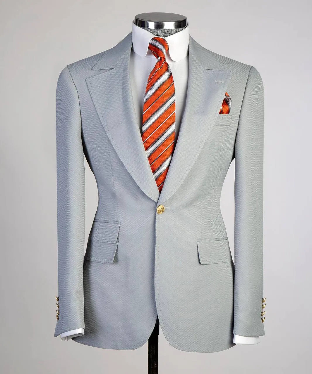 Classic Light Grey 3 Piece Suit