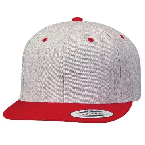 Custom Embroidery, 6089M YP Classics Premium Flat Bill Snapback Hats