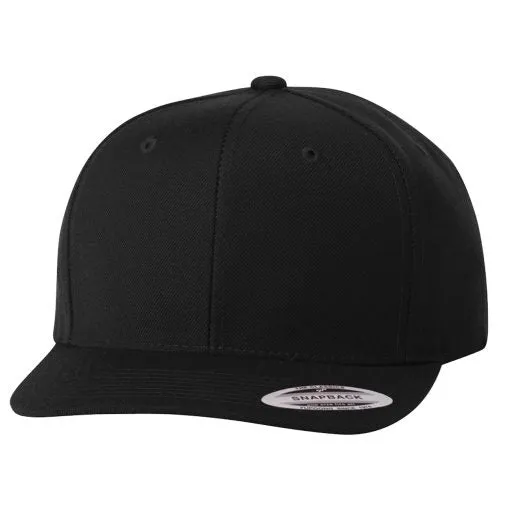 Custom Embroidery, 6089M YP Classics Premium Flat Bill Snapback Hats