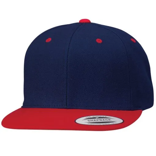 Custom Embroidery, 6089M YP Classics Premium Flat Bill Snapback Hats