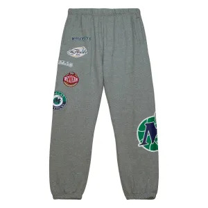 DALLAS MAVERICKS MITCHELL & NESS HARDWOOD CLASSIC FLEECE JOGGERS