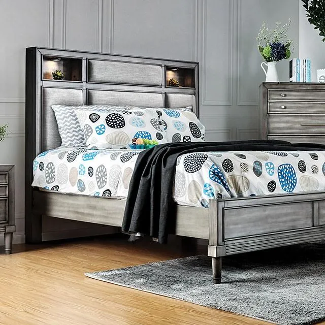 DAPHNE Gray Cal.King Bed