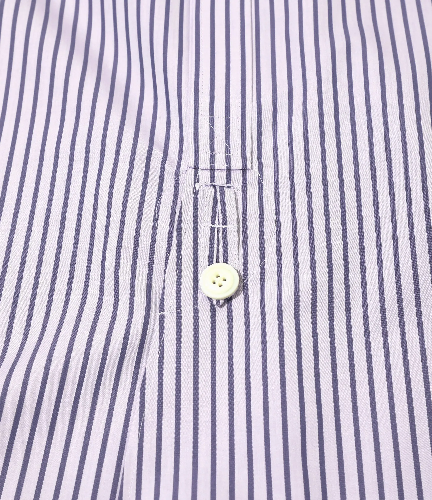 EDW Shirt – Purple Cotton Stripe Cloth