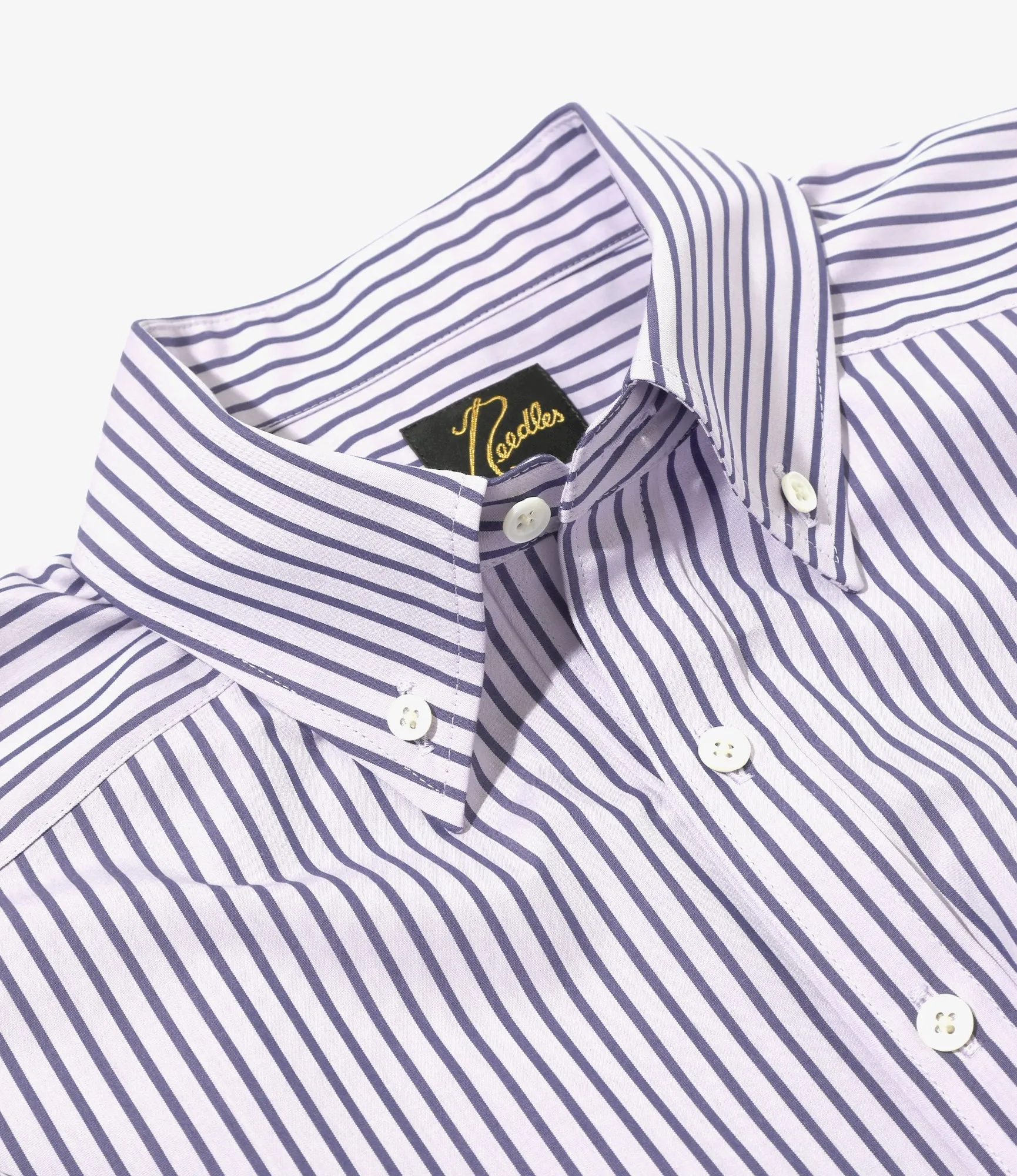 EDW Shirt – Purple Cotton Stripe Cloth