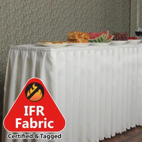 Fire Retardant Table Skirt