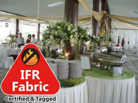 Fire Retardant Table Skirt