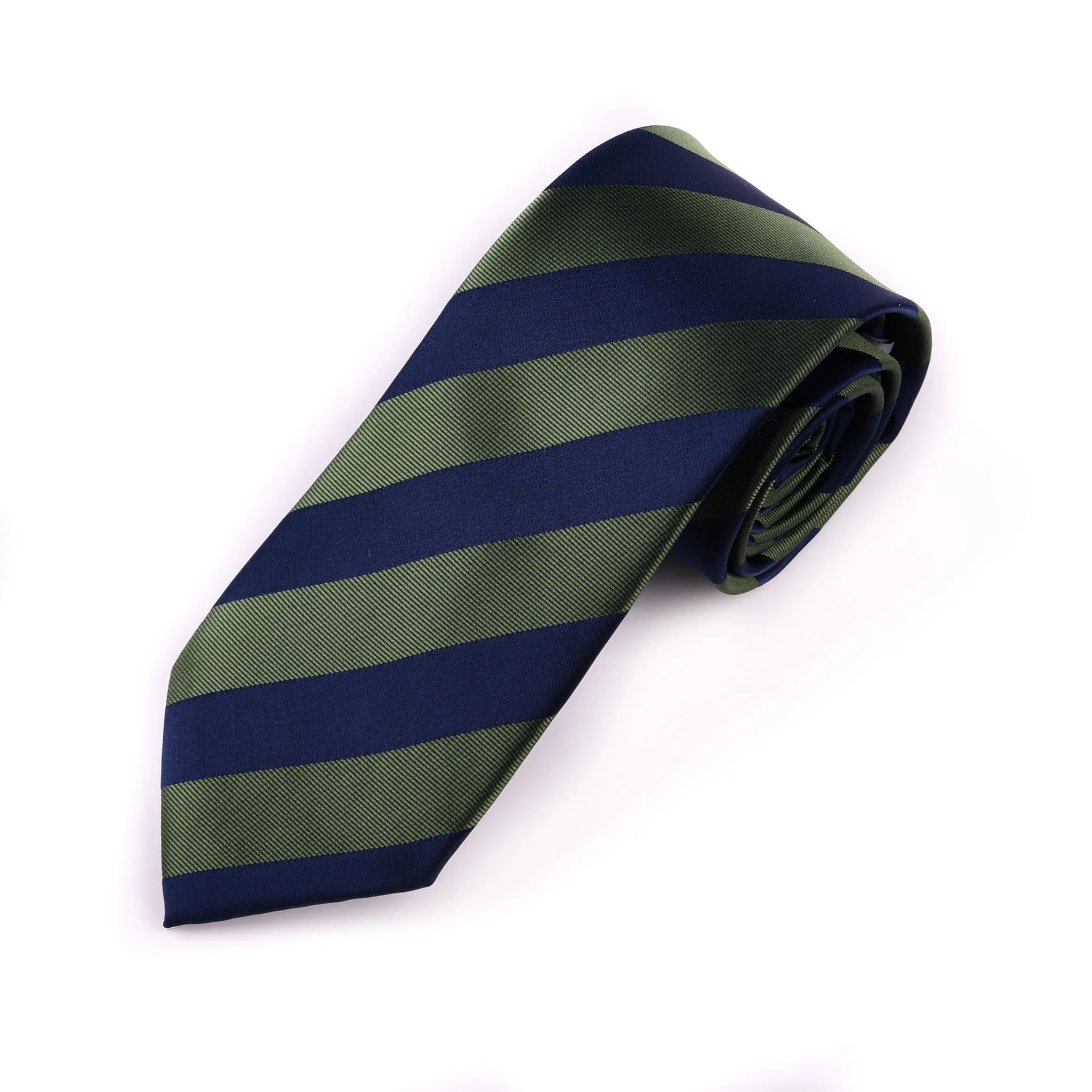 Green & Blue Stripe Sexy 3" Necktie Business Elegance Formal Business Occasion