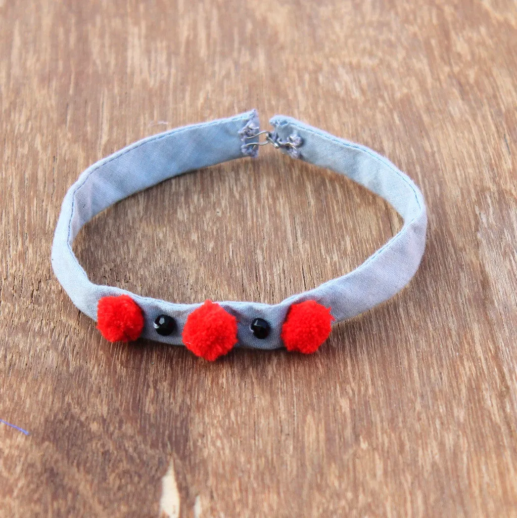 Grey boho tara choker