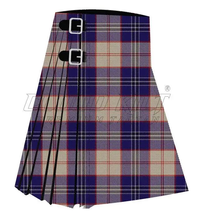 Harris Royal Blue Premium Tartan Kilt