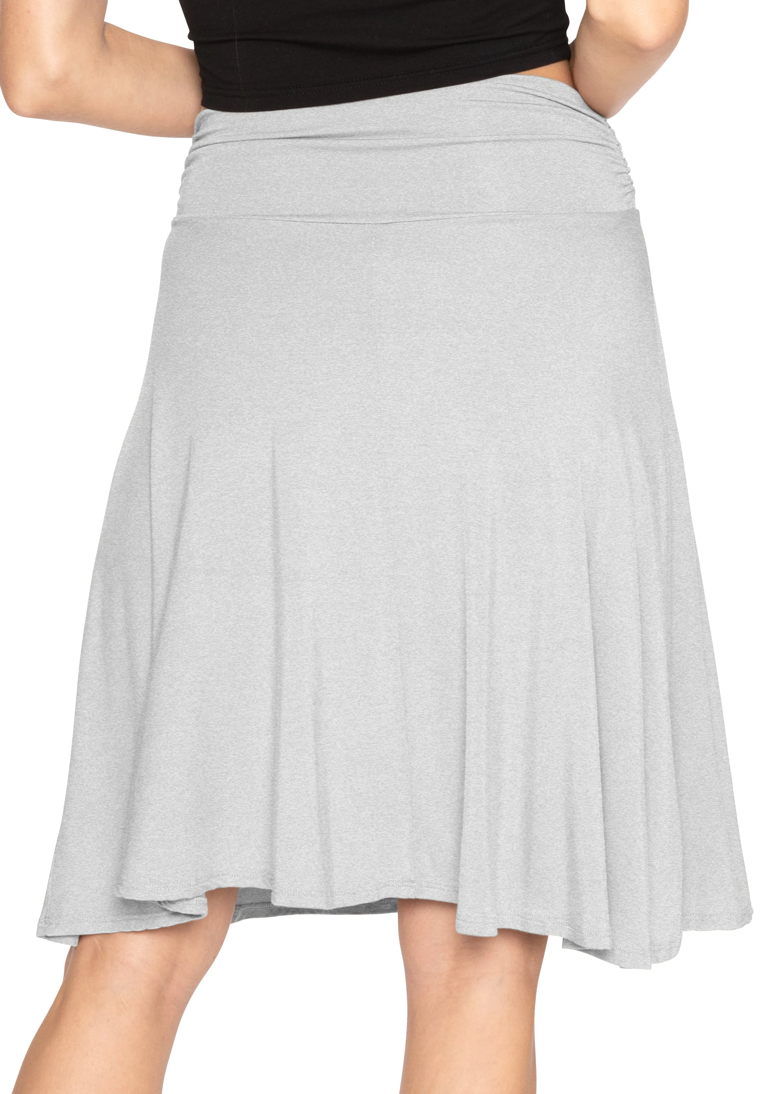 Knee Length Flowy Skirt