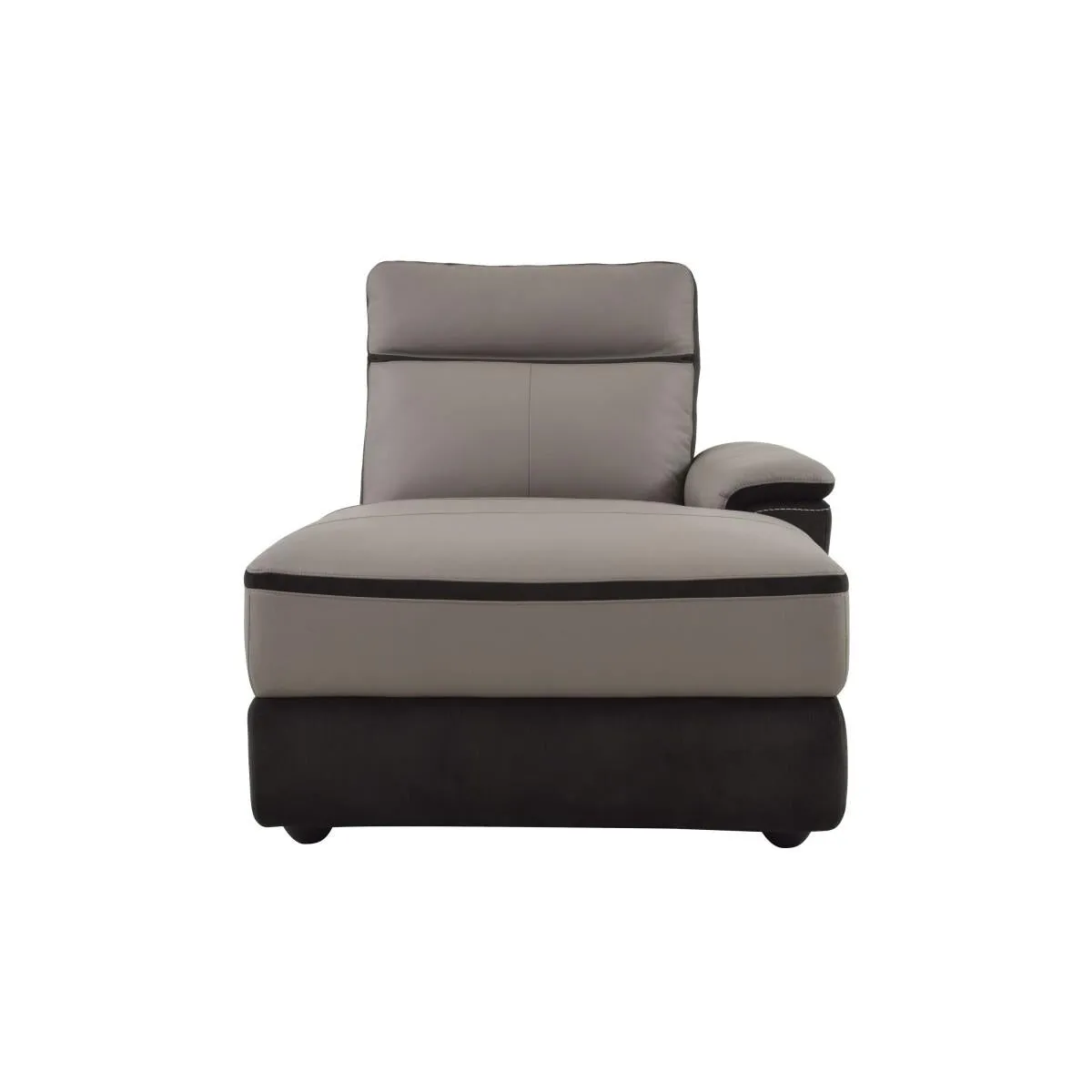 Laertes Right Side Chaise in Taupe Gray 8318-5R