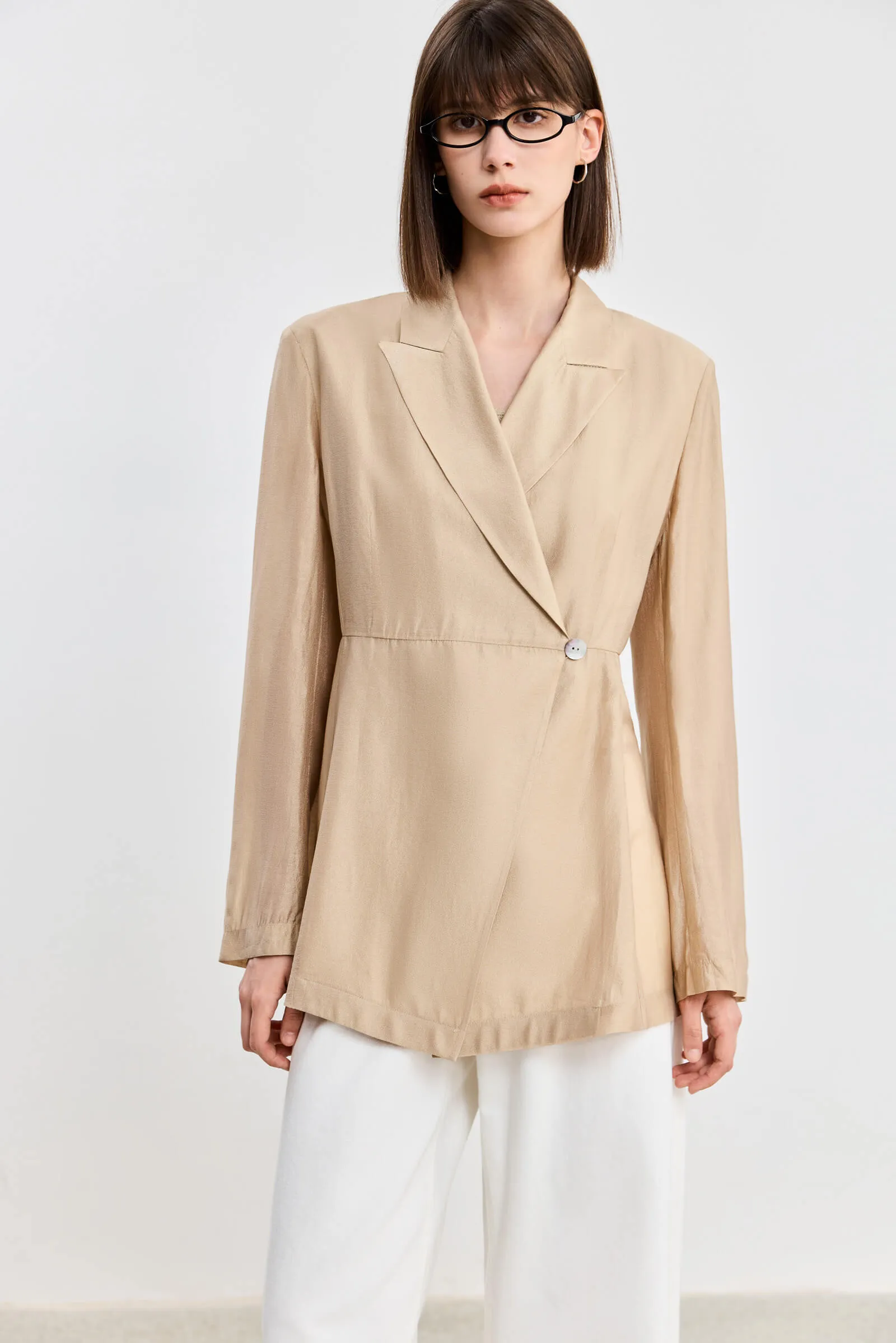 LILY V-Neck Relaxed Blazer