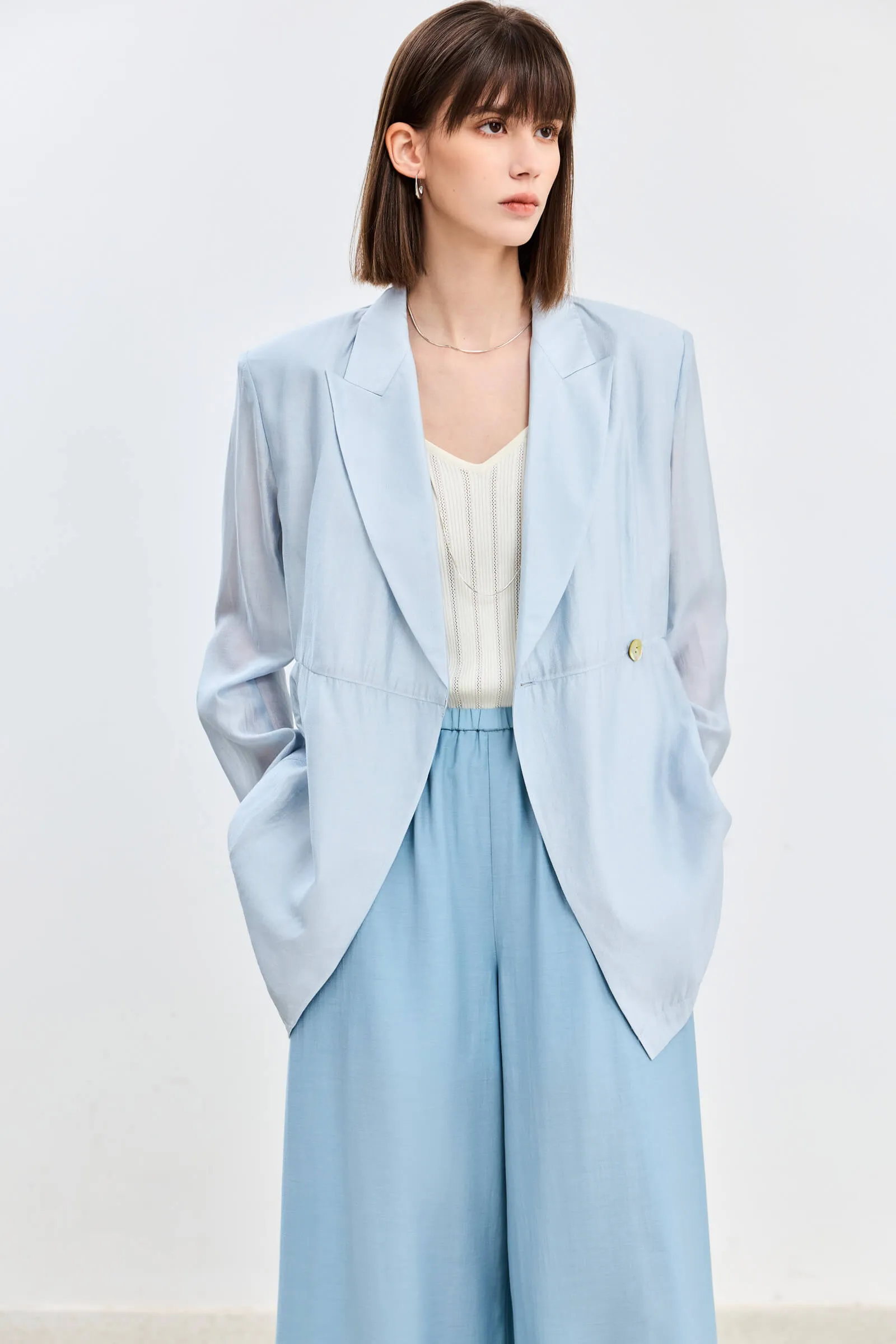 LILY V-Neck Relaxed Blazer