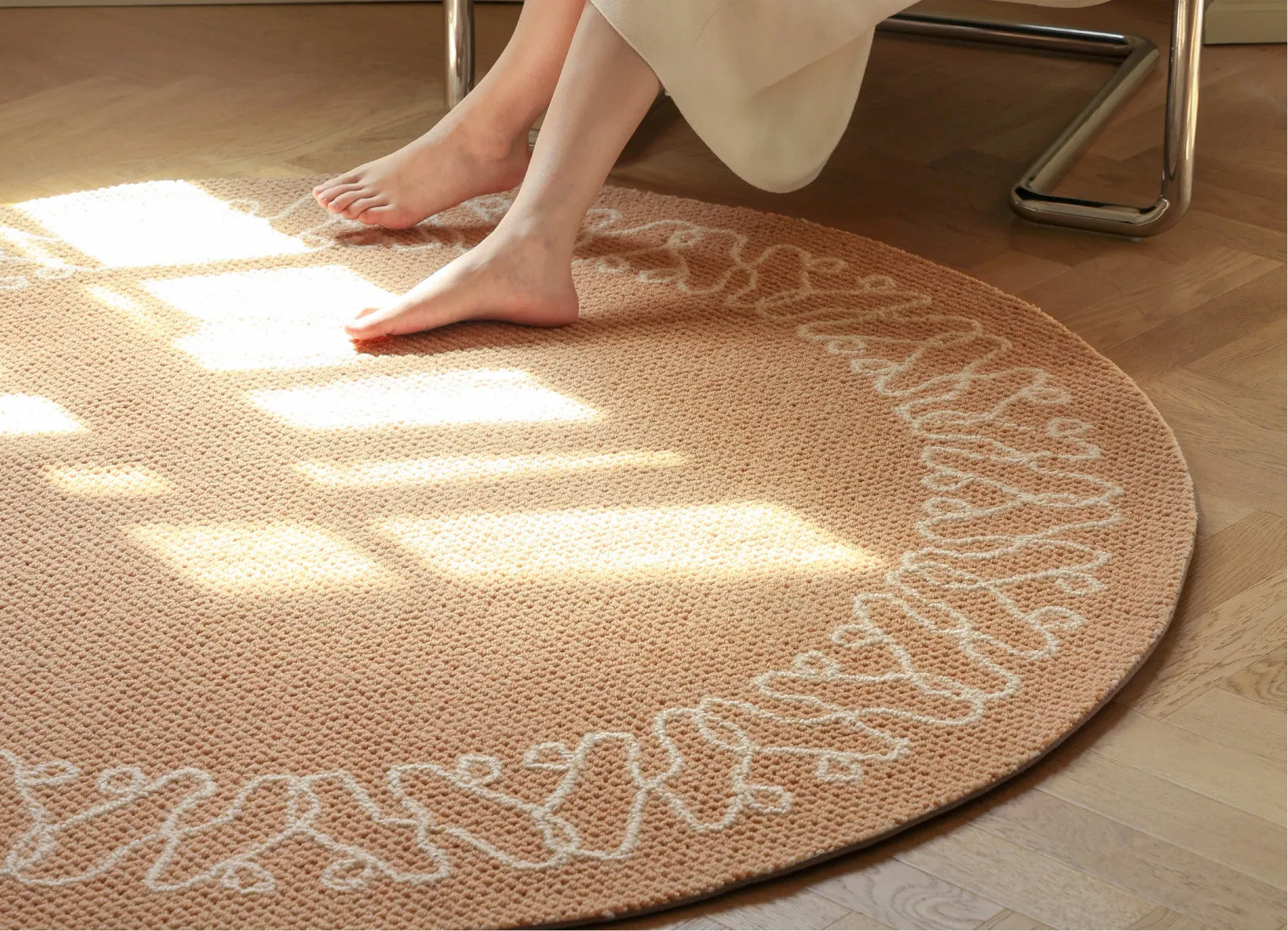 Luxury Wool Circle Rug