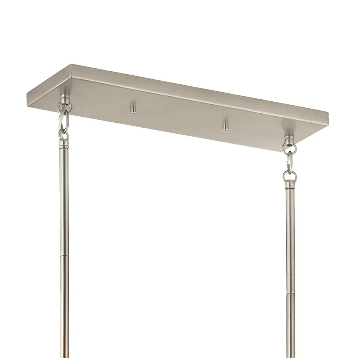 Madden 45" 6-Light Linear Chandelier, Brushed Nickel Finish