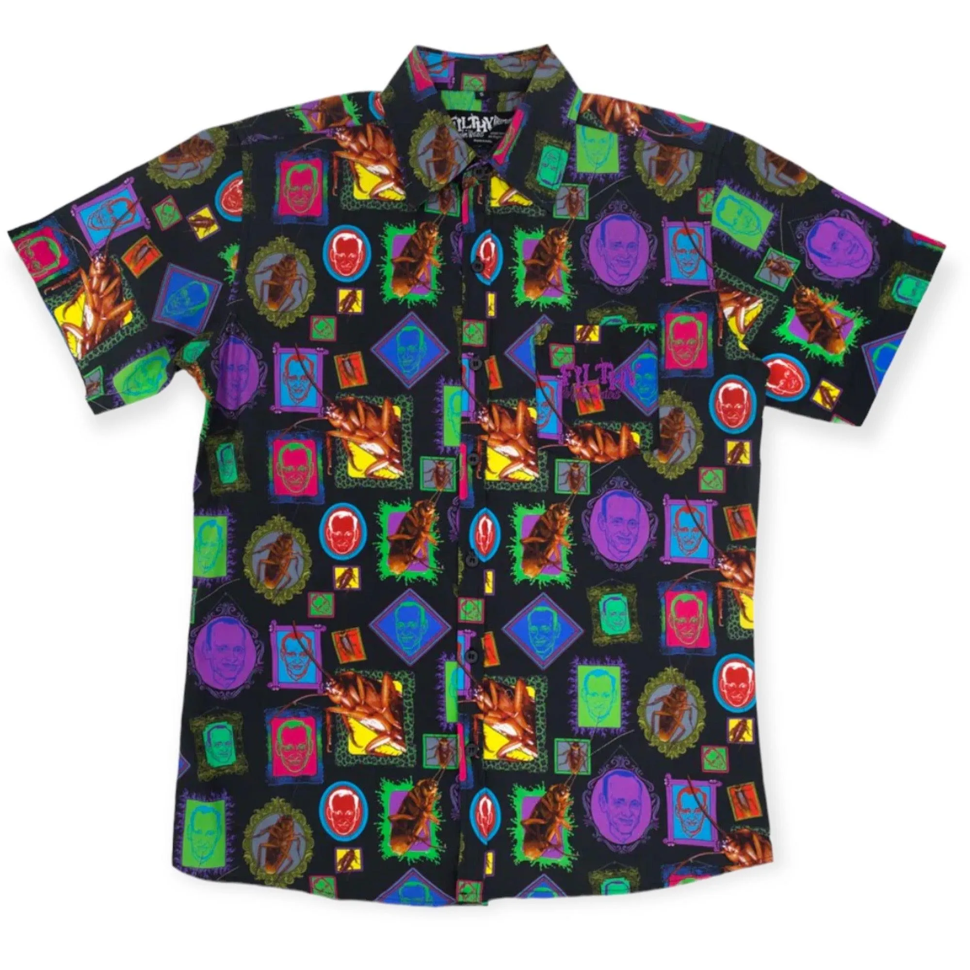 Men's Graphic Reflective Hawaiian Shirt