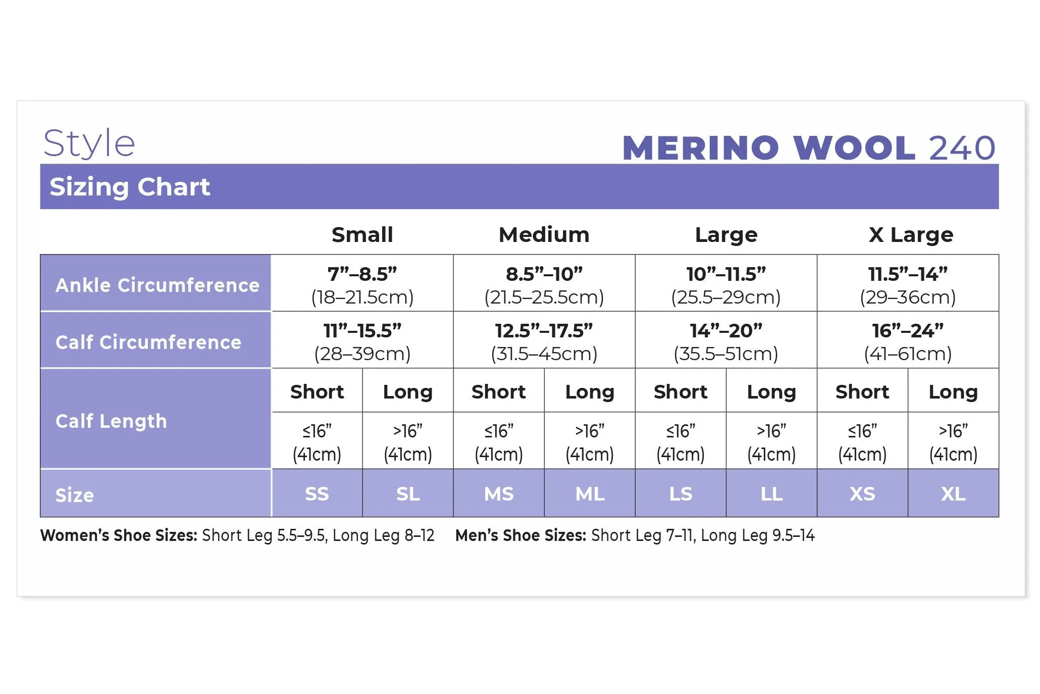 Mens Merino Wool Knee High 20-30mmHg