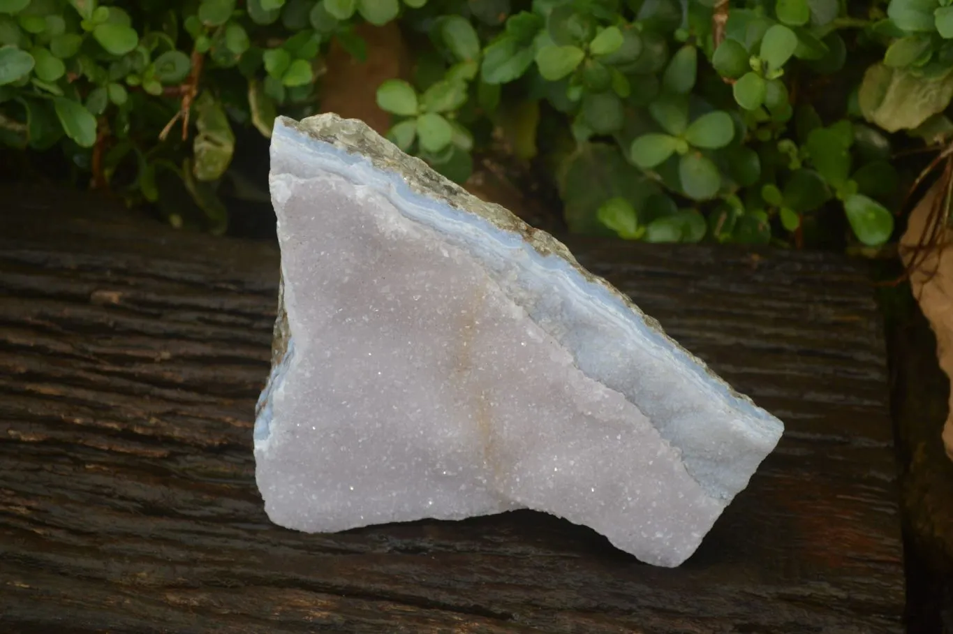 Natural Crystalline Blue Lace Agate Specimen x 1 From Namibia