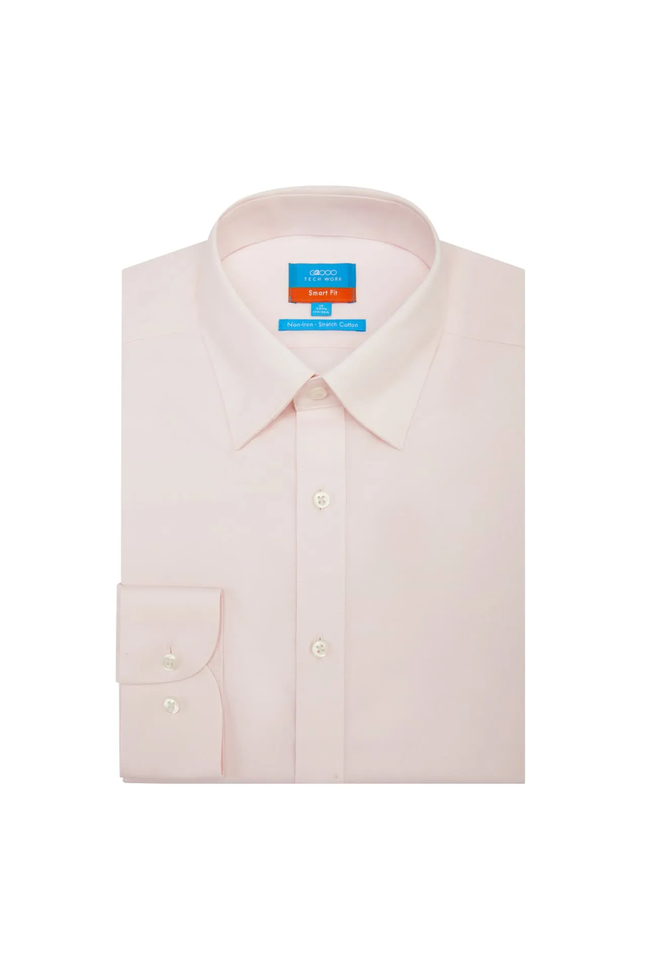 Non-Iron Cotton Stretch Smart Fit Oxford Shirt