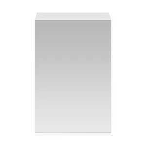 Nuie Athena 450mm 1 Door Mirror Cabinet in Gloss White