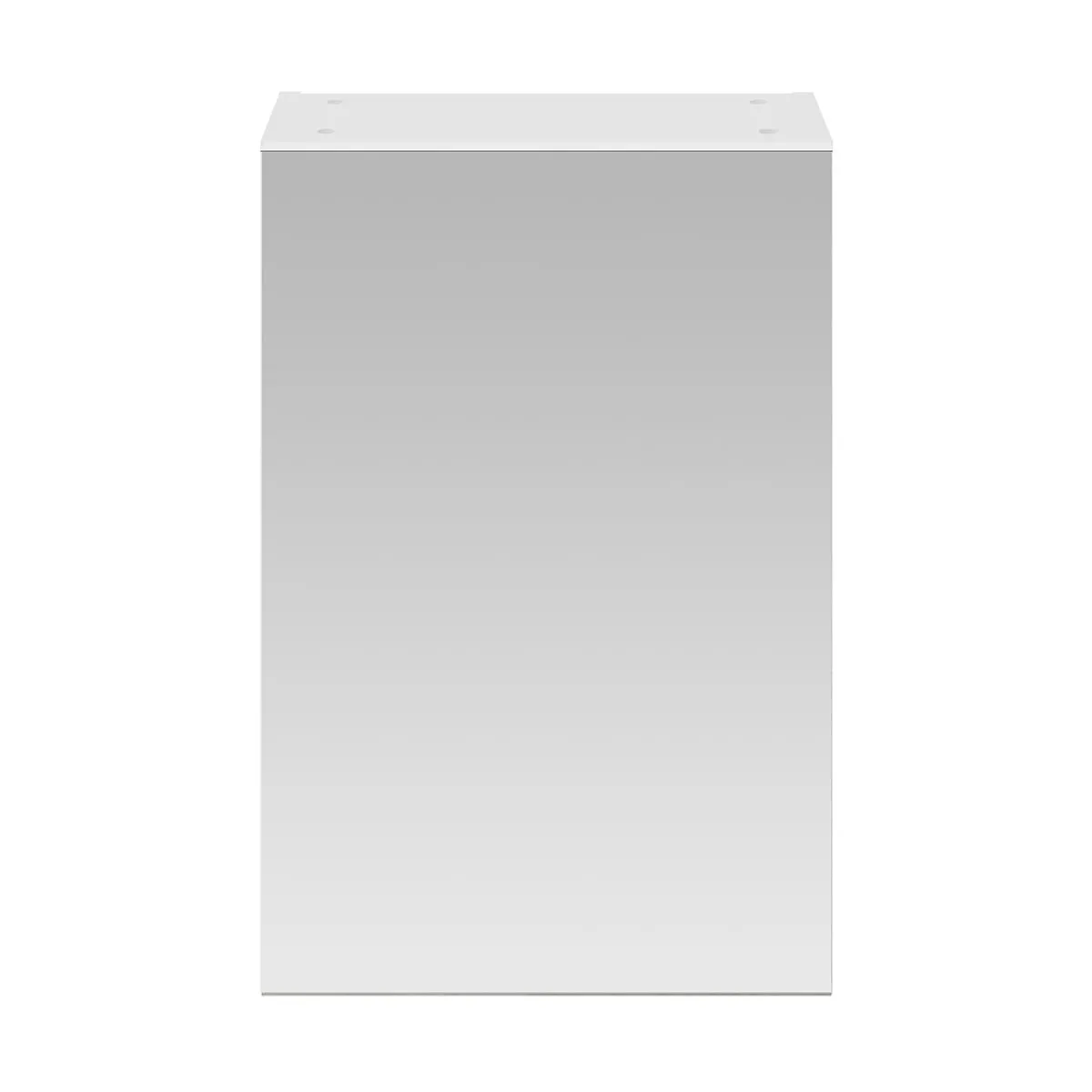 Nuie Athena 450mm 1 Door Mirror Cabinet in Gloss White