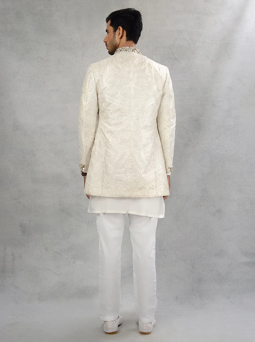 Off White Indowestern | TULA