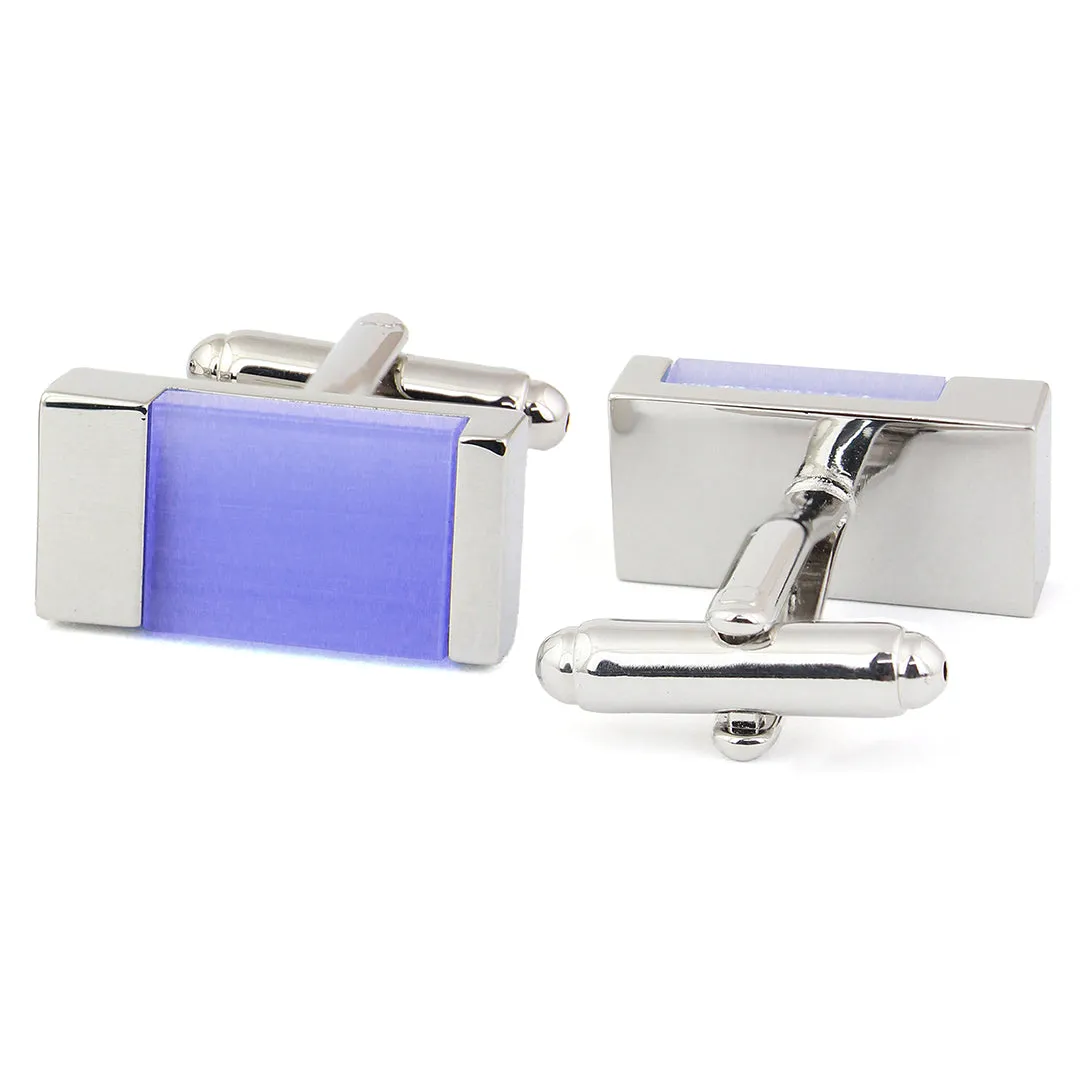 Peluche Eleganza Blue Cufflinks