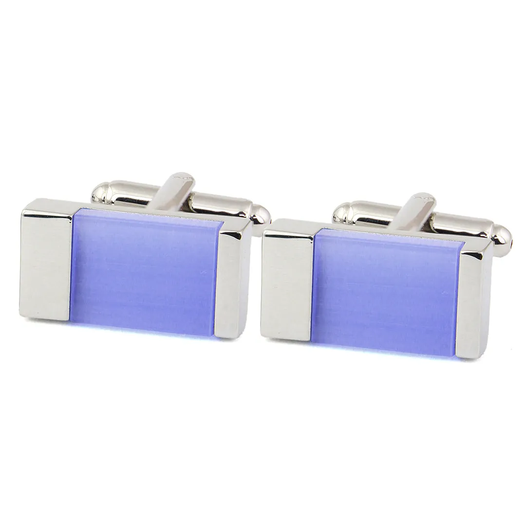 Peluche Eleganza Blue Cufflinks