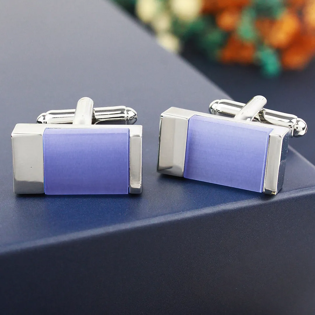 Peluche Eleganza Blue Cufflinks