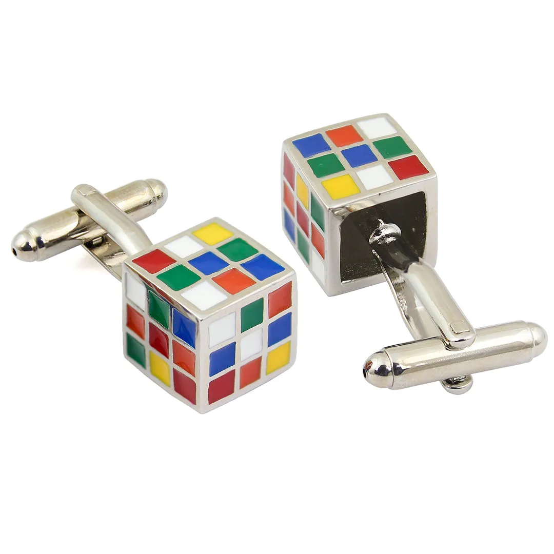 Peluche The Rubrix Cube Cufflinks