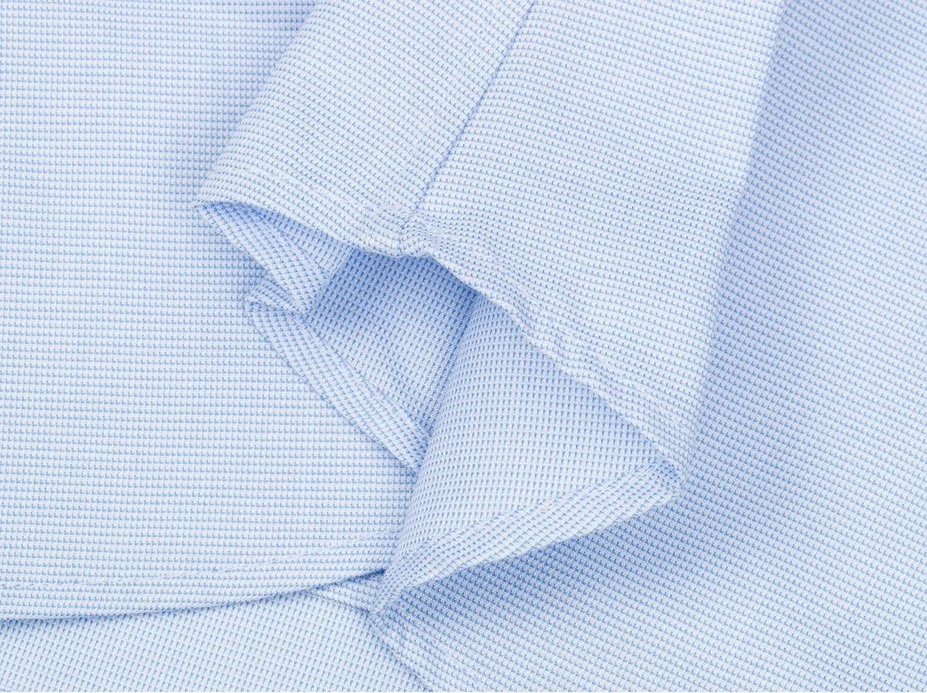 Powder Blu Weavetex Dress Shirt