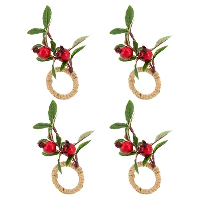 Red Berry Napkin Ring