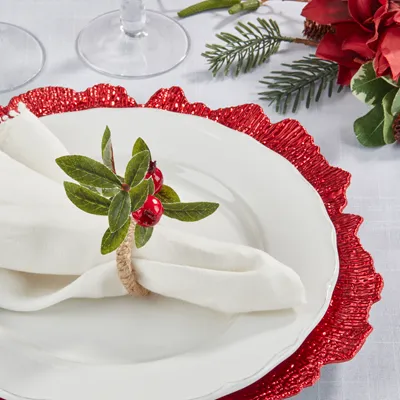 Red Berry Napkin Ring