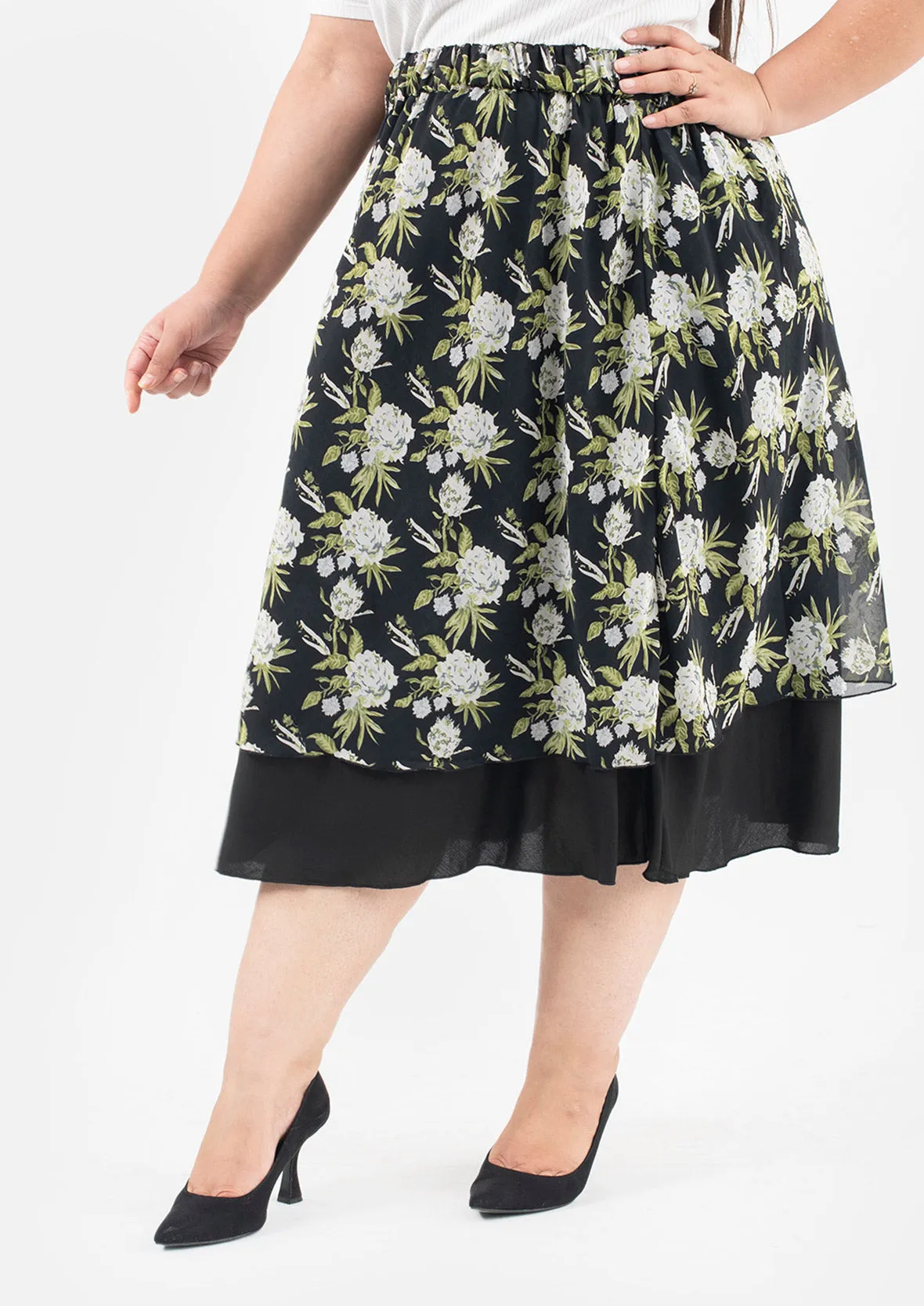 Reversible Skirt With Elasticated Waist