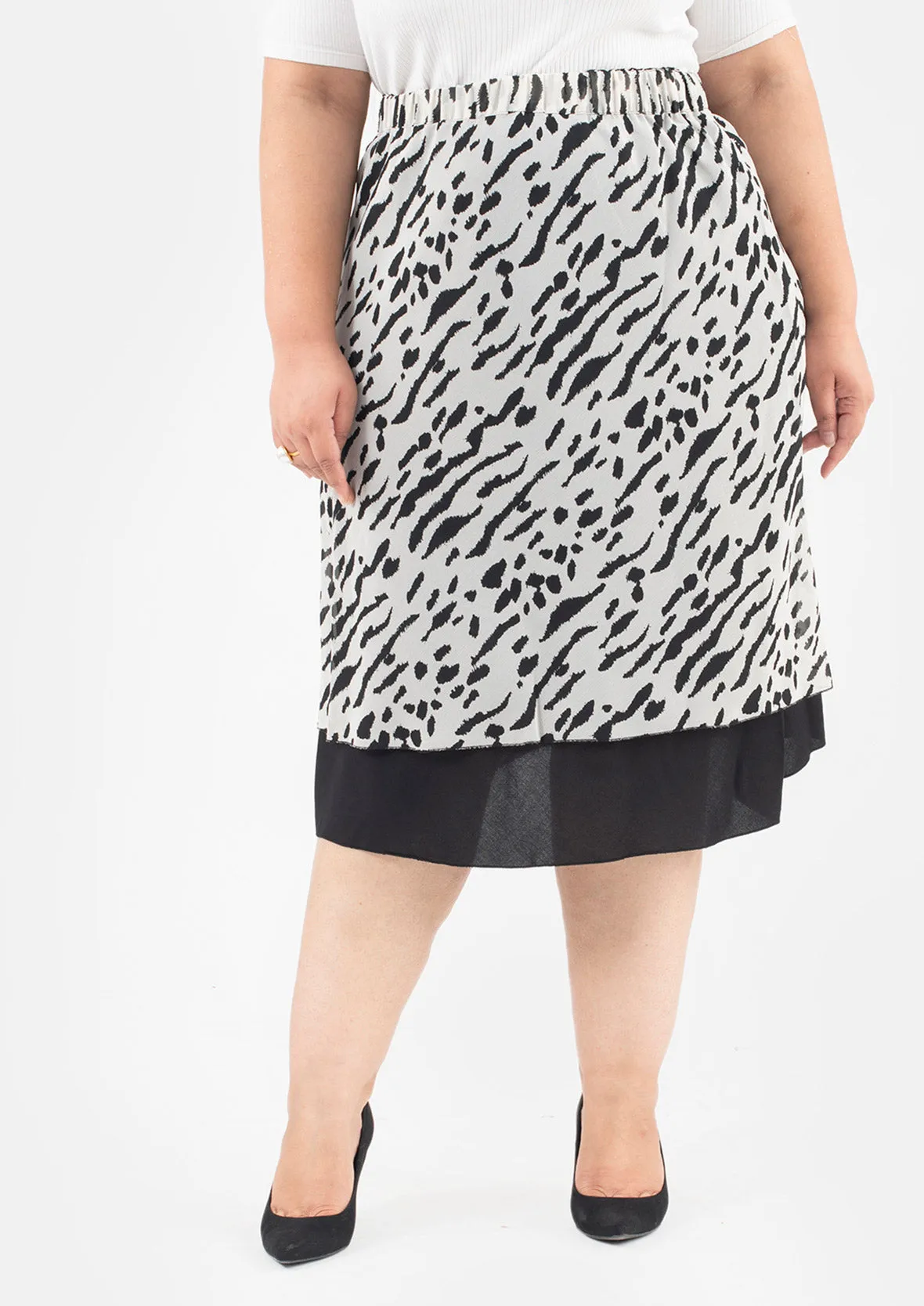 Reversible Skirt With Elasticated Waist