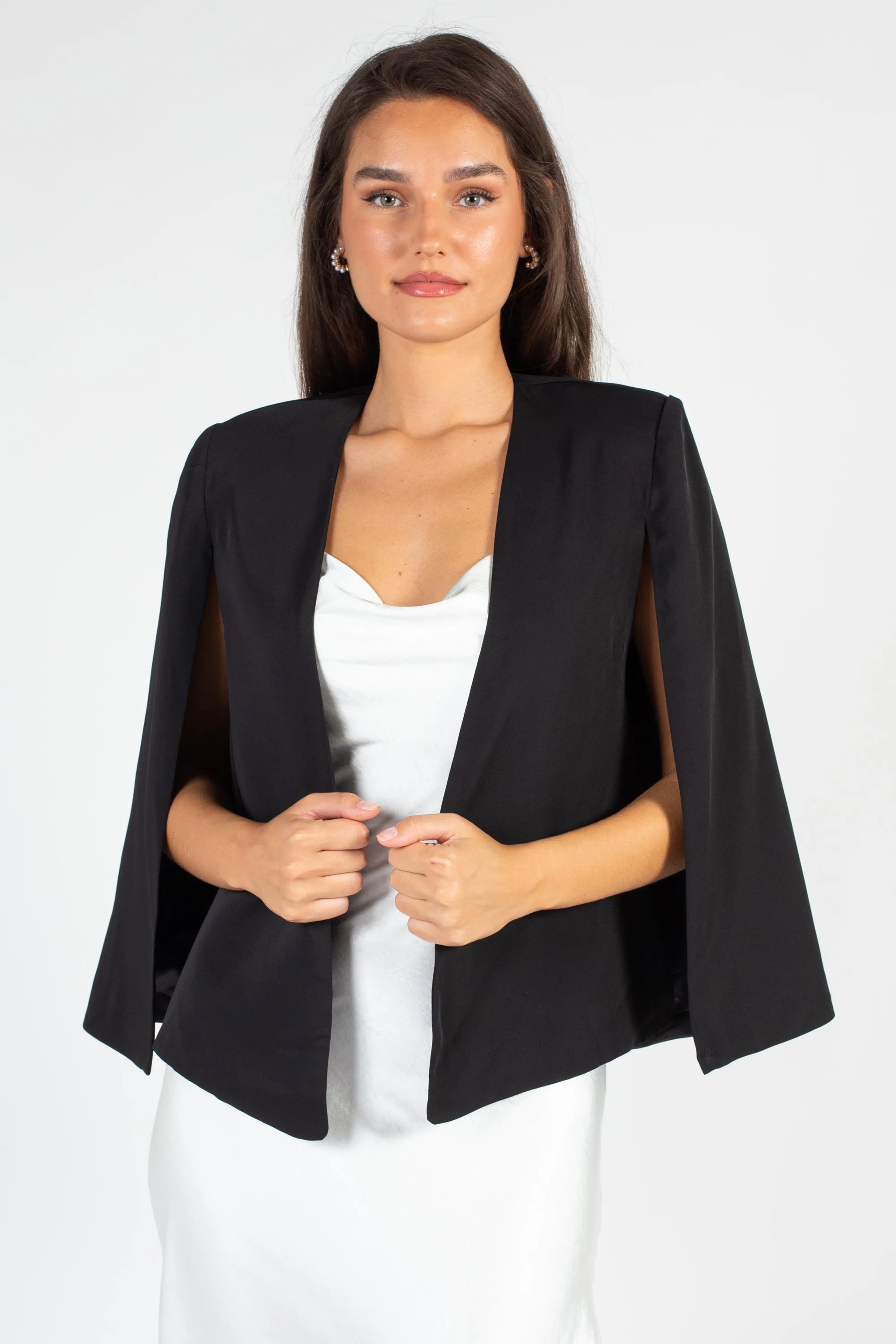 Risa Open Cape Blazer