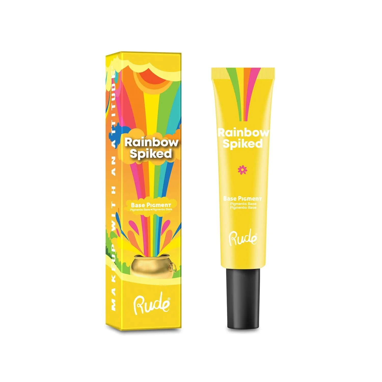 RUDE Rainbow Spiked Vibrant Colors Base Pigment (Yellow)