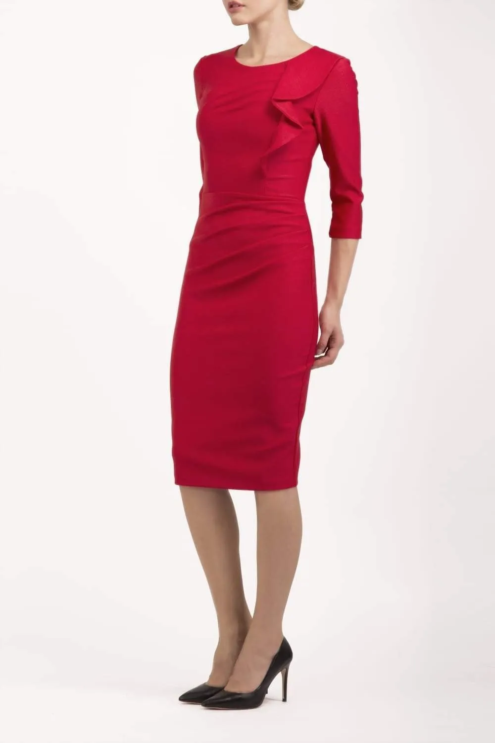 Seed Shirley Three-Quarter Sleeve Dress